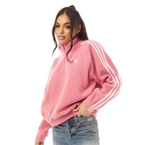 zalando adidas damessweater zwart met rose|Roze adidas Sweatvesten voor dames online kopen .